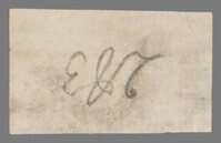 L 01461
<br/>
Label met opschrift
<br/>
<em>Escher von der Linth, Johannes Conrad (1767-1823)</em>